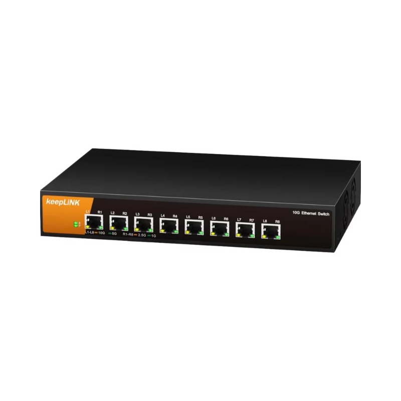 8 Port 2.5G Switch Unmanaged - 8-Port 10G Unmanaged Ethernet Switch RJ45