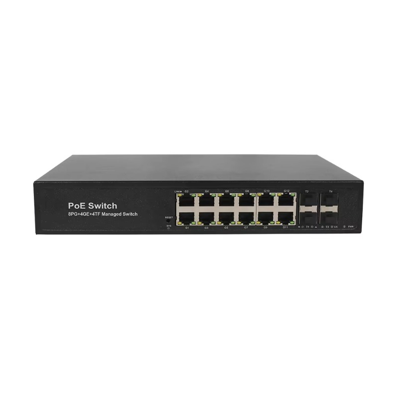 10G Sfp+ Switch 8 Port - L3 Managed PoE Switch with 8*10/100/1000M