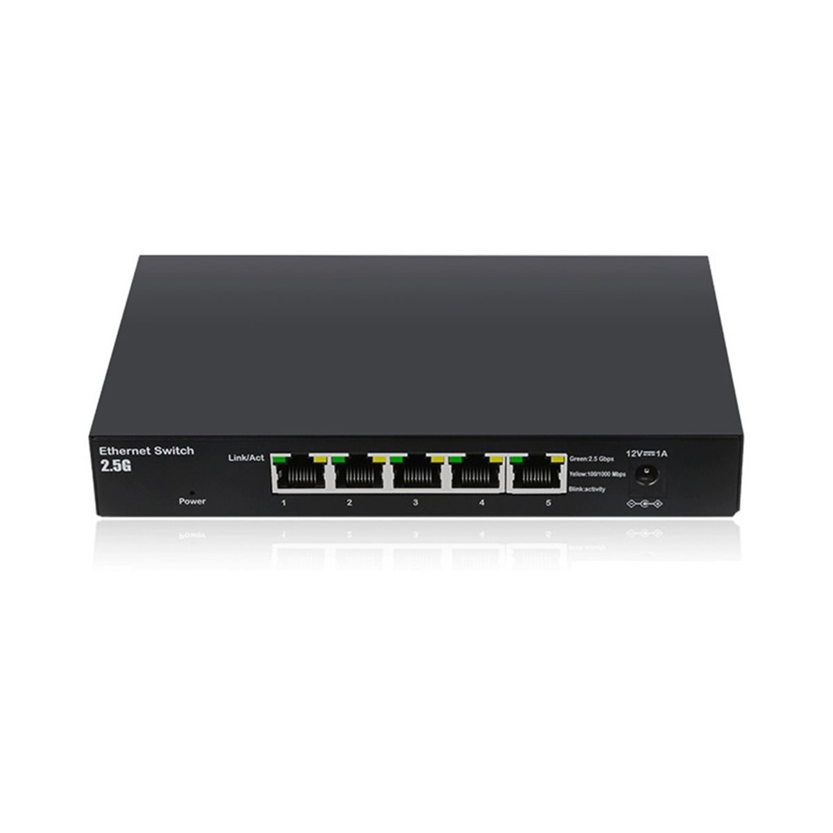 Switch 5 Port 2.5G Unmanaged - 5-Ports 2.5G Unmanaged Ethernet Switch Auto-Negotiation