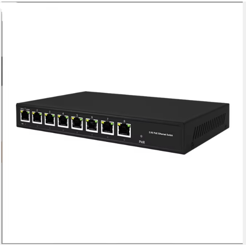 8 Port 2.5G Switch Unmanaged - 8 Port 2.5Gb Multi-Gigabit Ethernet Hub