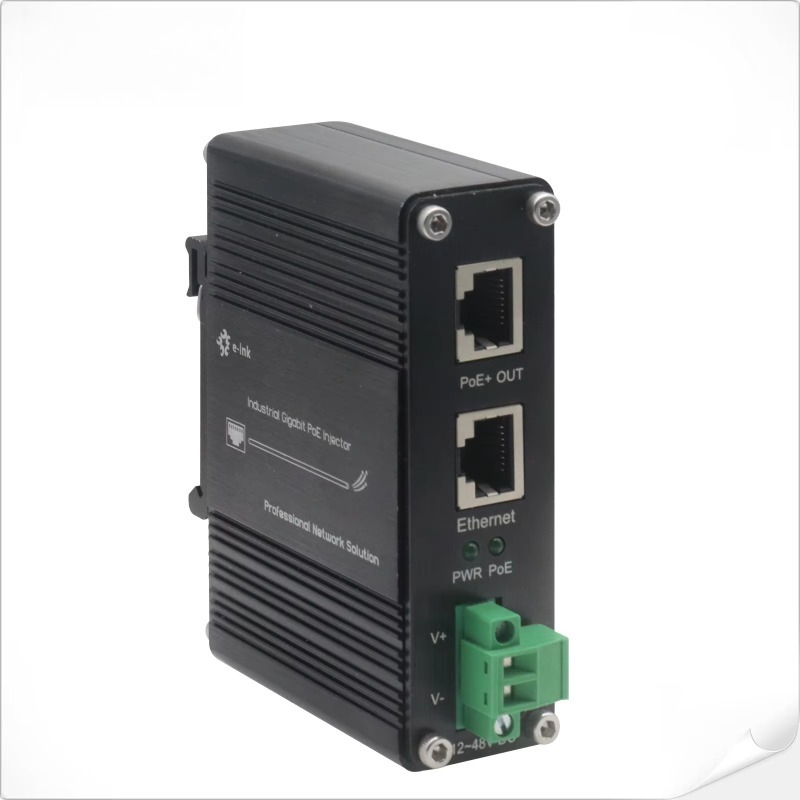 Poe Injector Gigabit 30W - Hardened Industrial Gigabit PoE Injector 802.3at
