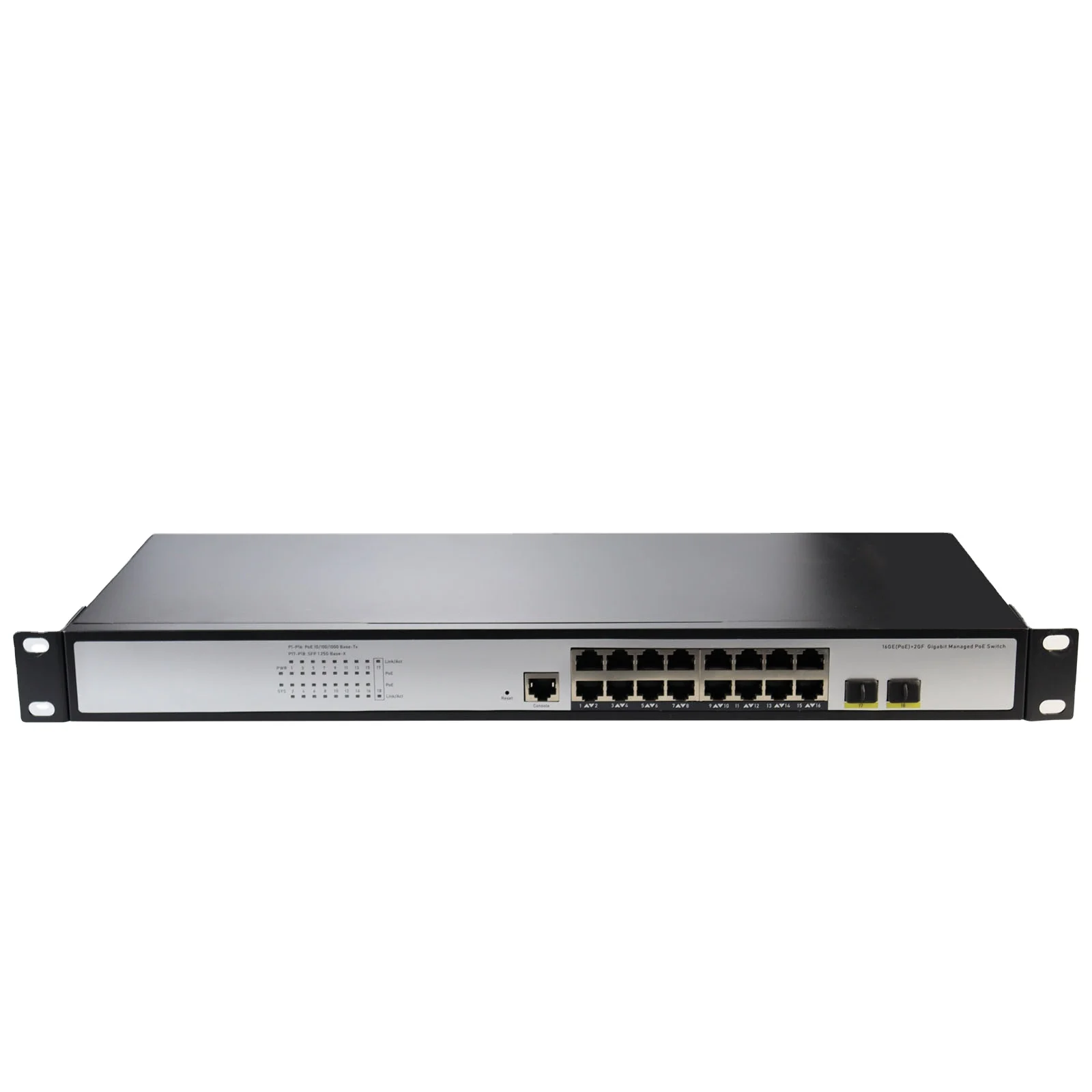 Poe Switch 16 Port 802.3At - L2+ 16-Port 10/100/1000T 802.3at PoE +