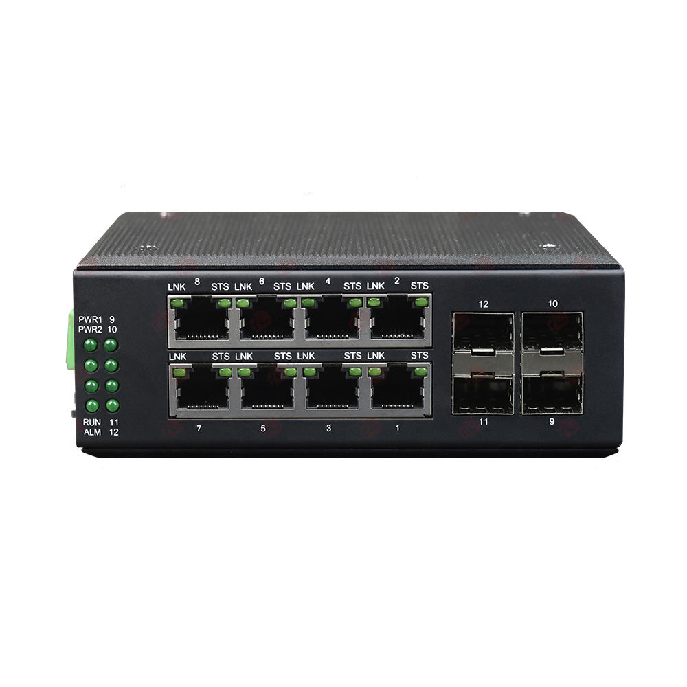 Industrial Switch Din Rail Gigabit - DIN Rail L2 Managed 8 Port