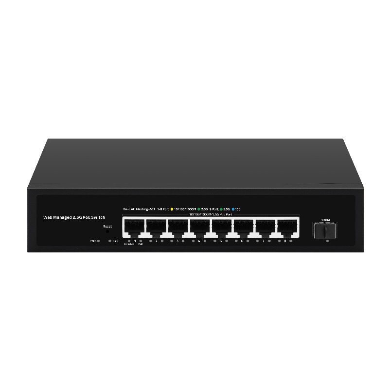 10G Sfp+ Switch 8 Port - 9-Port Multi-Gigabit POE LAN Switch with