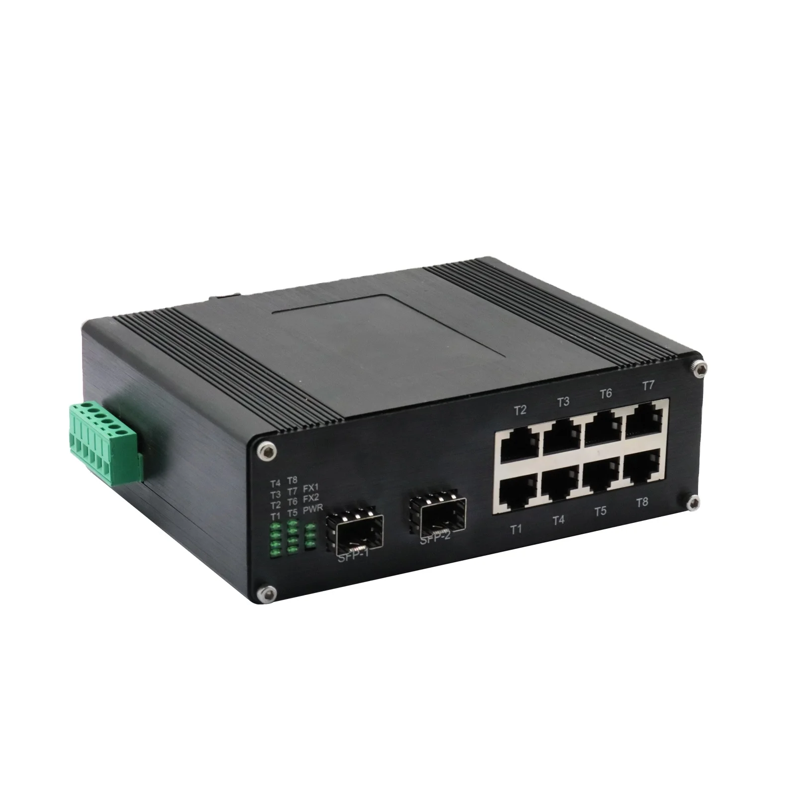 Industrial Switch Din Rail Gigabit - OEM Industrial 8 Port 10/100/1000T 802.3bt