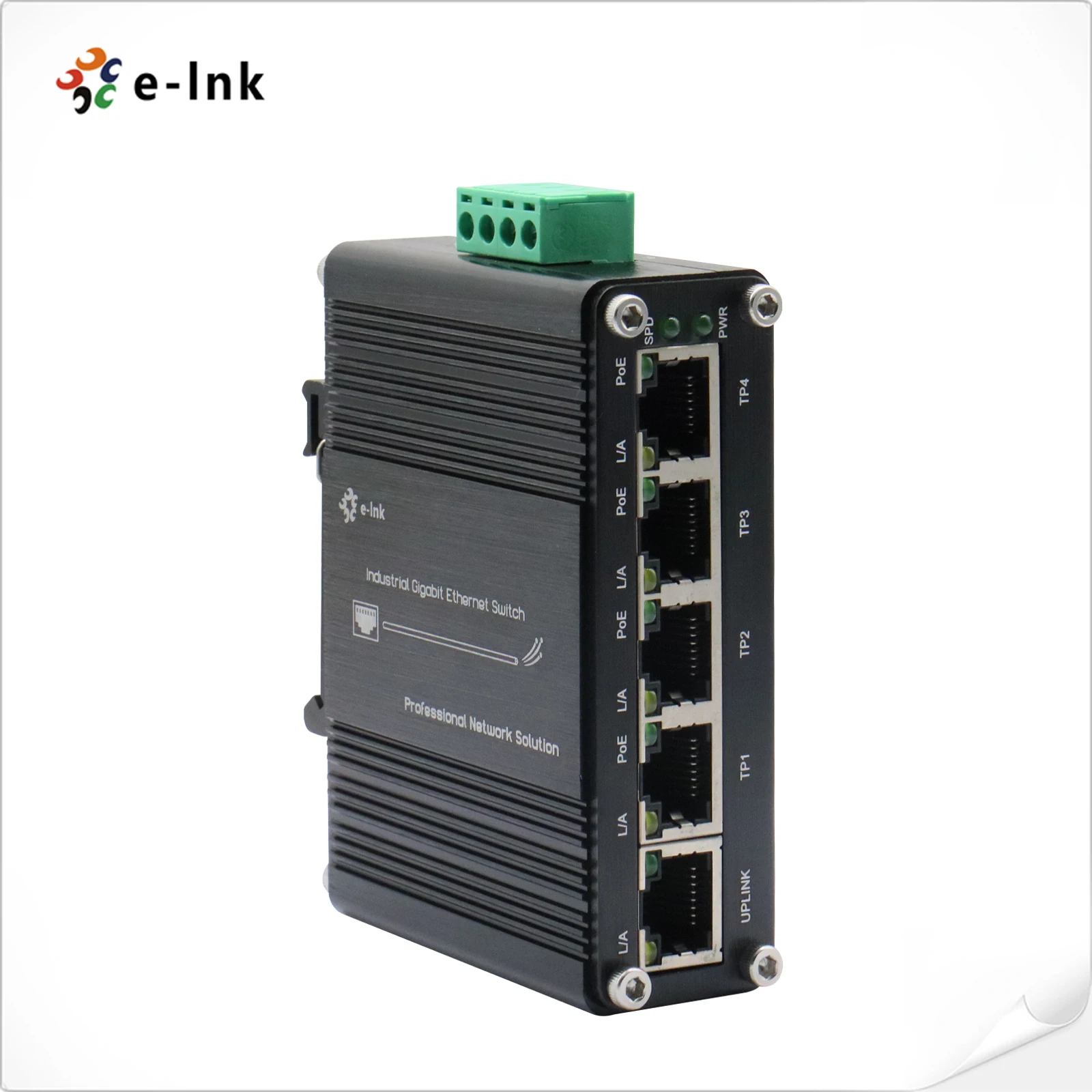Industrial Switch Din Rail Gigabit - 5-Port Industrial Gigabit Ethernet 1000m RJ45