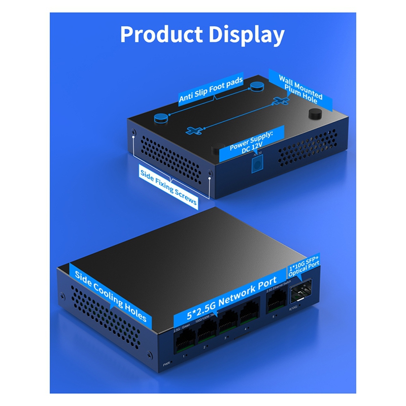 CJSD-2.5G Switch 5 Port 2500Mb - Switch 5 Port 2.5G Unmanaged review and price