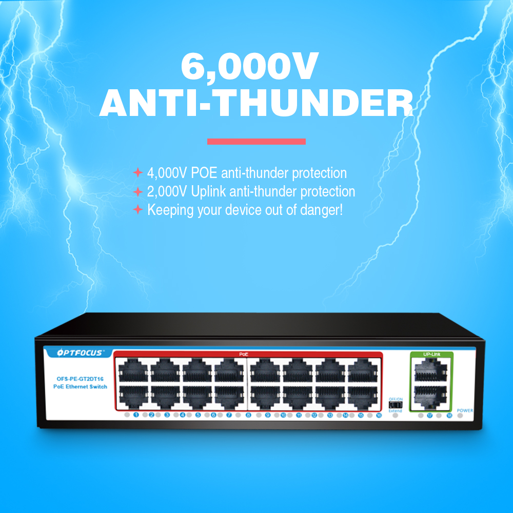 OPTFOCUS 1000M GIGABIT POE Swi - Poe Switch 16 Port 802.3At review and price