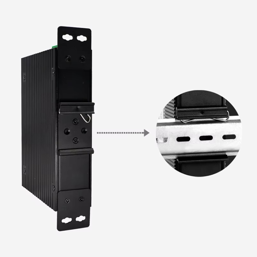Industrial DIN-Rail 8-Port Gig - Industrial Switch Din Rail Gigabit review and price