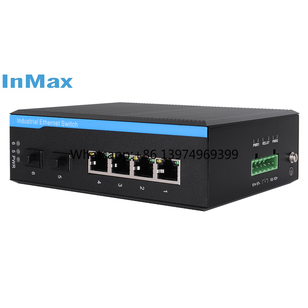 6 Port 4 Port 9V 12V 24V 48V D - Industrial Switch Din Rail Gigabit review and price