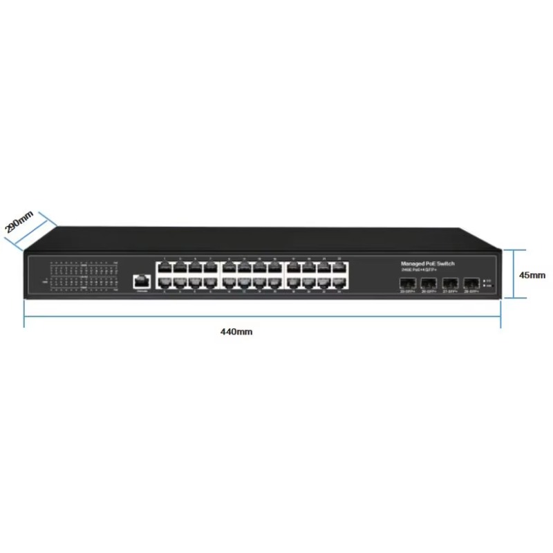 24 Port Gigabit PoE+ Layer 3 M - Layer 3 Switch 24 Port Sfp review and price