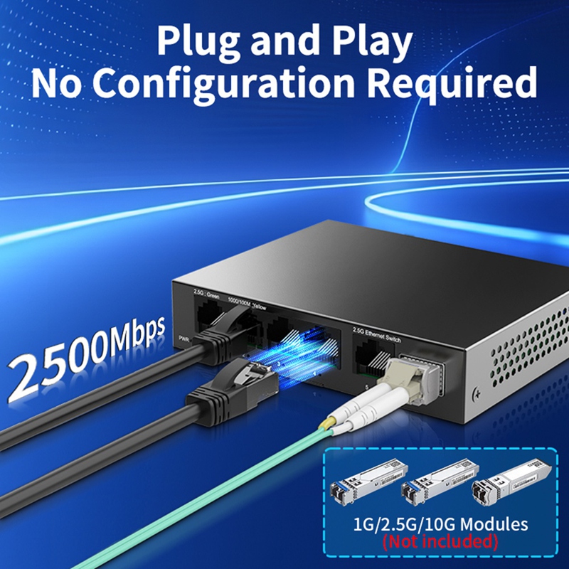 2.5G Switch 5 Port 2500Mbps Ne - Switch 5 Port 2.5G Unmanaged review and price
