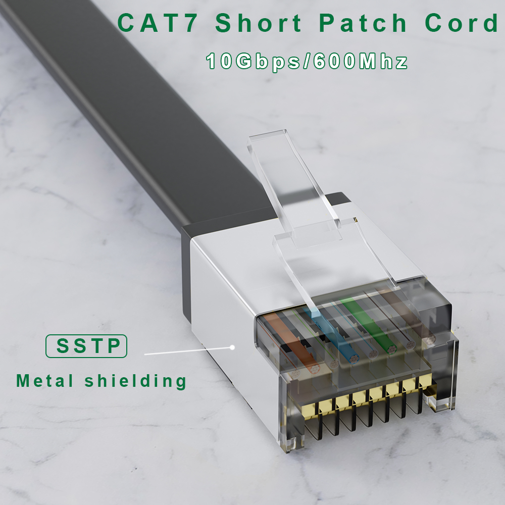 Patchtek Cat7 24 Pack Slim Cat - Switch 24 Port 10G Uplink review and price