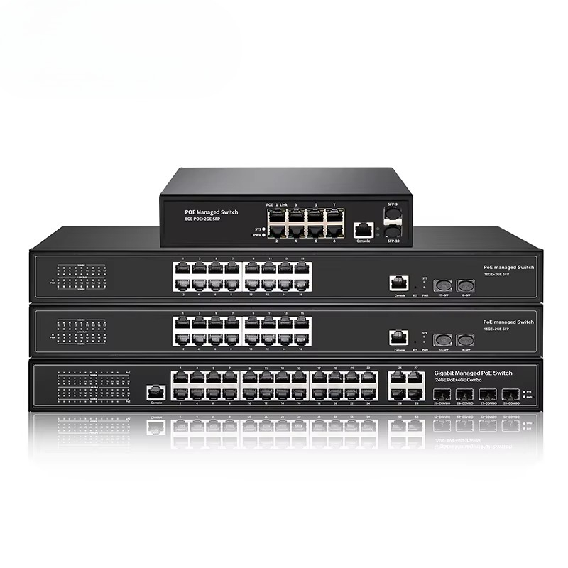 8-Ports 16 24 48 Ports Gigabit - Poe Switch 16 Port 802.3At review and price