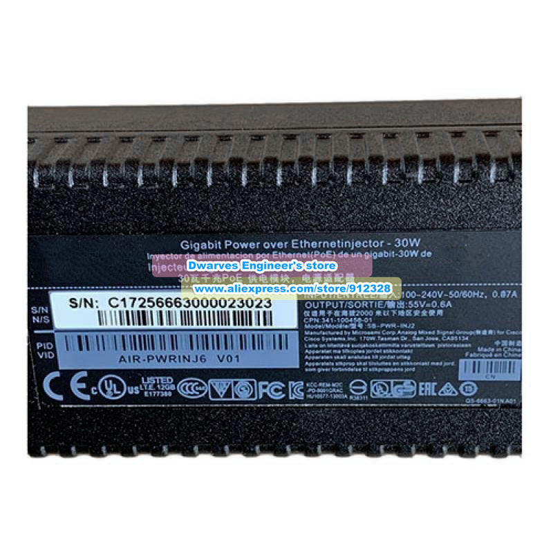 55V 0.6A 30W Gigabit PoE Injec - Poe Injector Gigabit 30W review and price