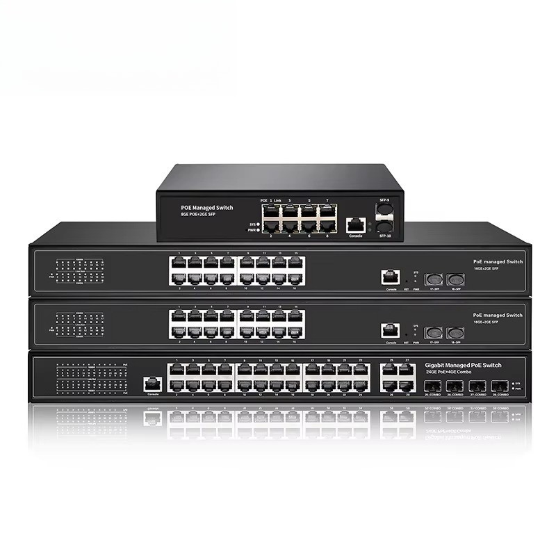 8-Ports 16 24 48 Ports Gigabit - Poe Switch 16 Port 802.3At review and price