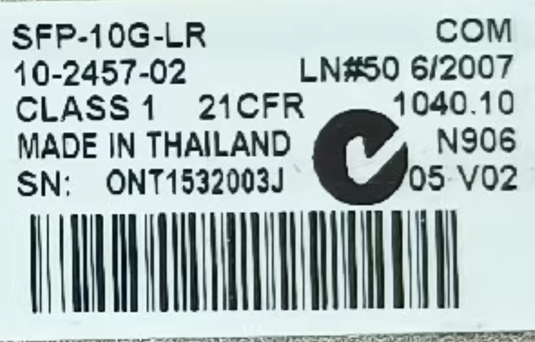Used For Cisco SFP-10G-LR Modu - Sfp Module 10G Lr review and price