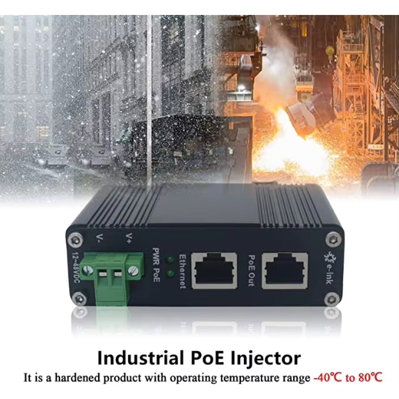 Hardened Industrial Gigabit Po - Poe Injector Gigabit 30W review and price