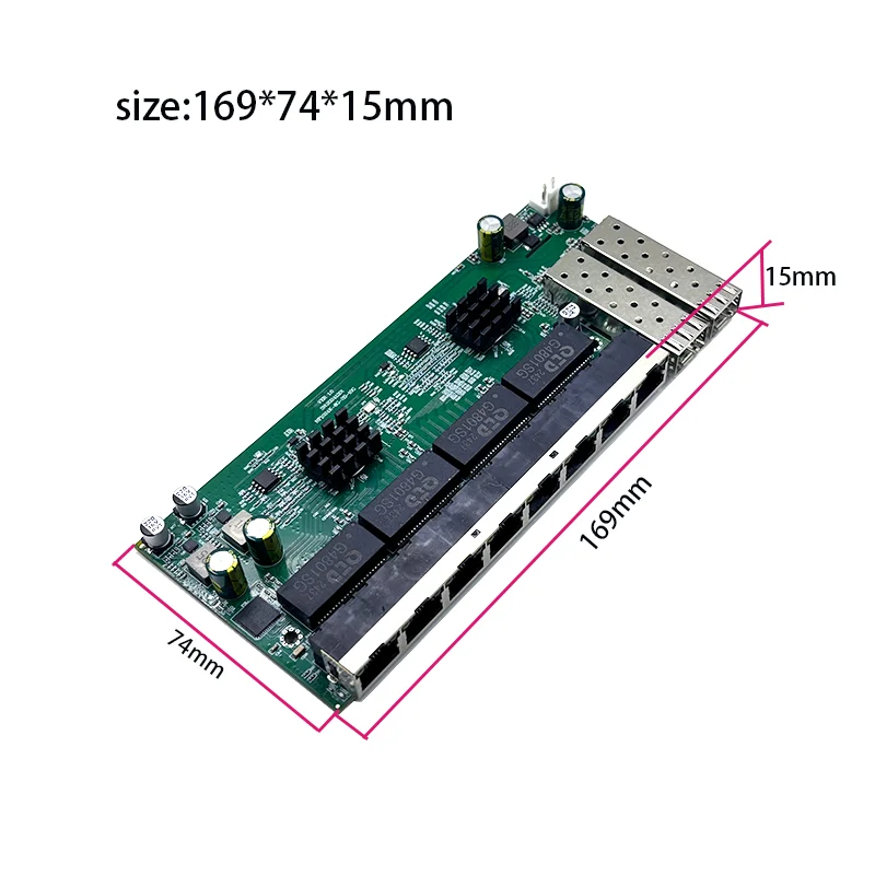 8-port POE 2.5G/10/1000M power - 10G Sfp+ Switch 8 Port review and price