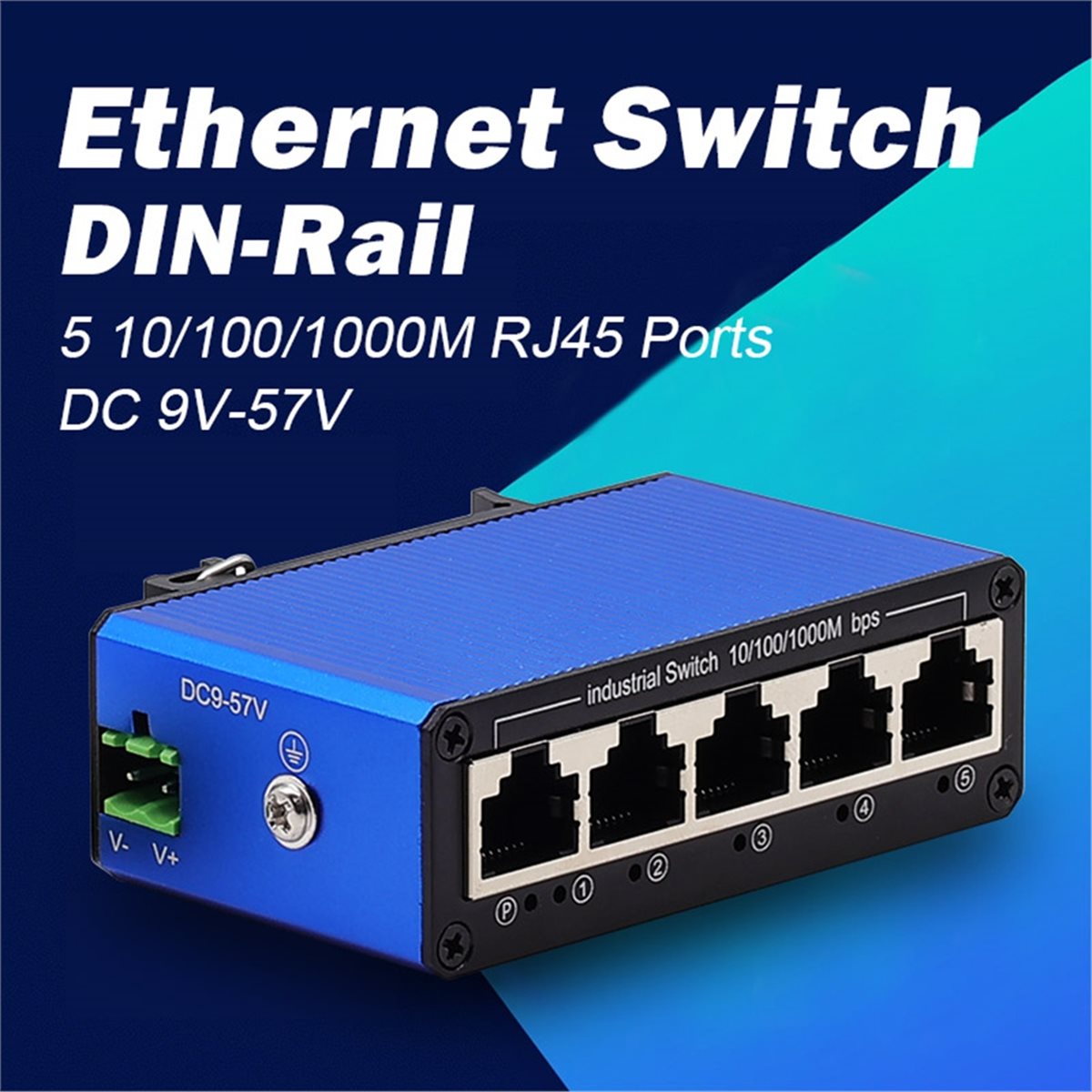 A64I Industrial DIN-Rail 10/10 - Industrial Switch Din Rail Gigabit review and price