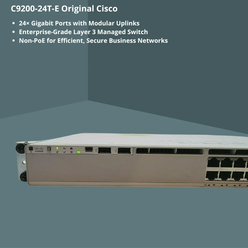 C9200-24T-E Cisco Catalyst 920 - Managed Switch 24 Port Gigabit review and price