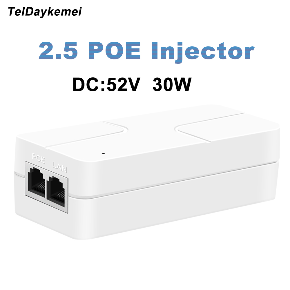 30W 2.5G POE Injector 52V Giga - Poe Injector Gigabit 30W review and price