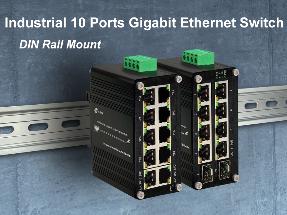 Industrial 10-Port Gigabit PoE - Switch 48 Port Poe Gigabit review and price