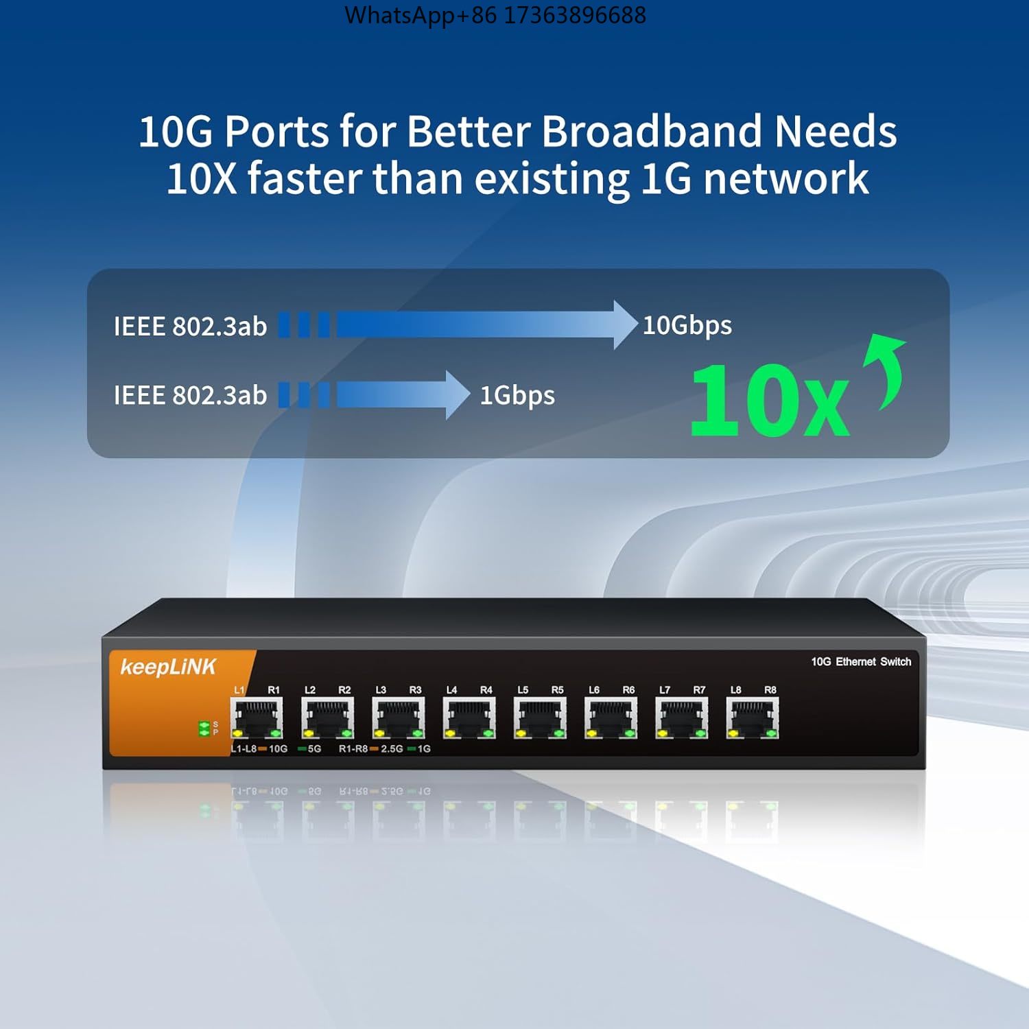 KeepLiNK 8-Port 10G Unmanaged  - 8 Port 2.5G Switch Unmanaged review and price