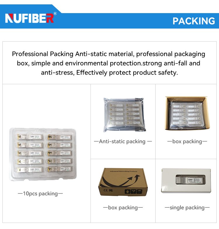 5PCS Nufiber 155M 1G 10G 25G 4 - Sfp Module 10G Lr review and price