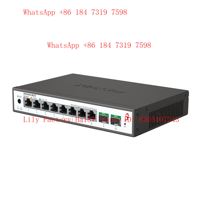 XikeStor 8*2.5G RJ45 2*10G SFP - 8 Port 2.5G Switch Unmanaged review and price
