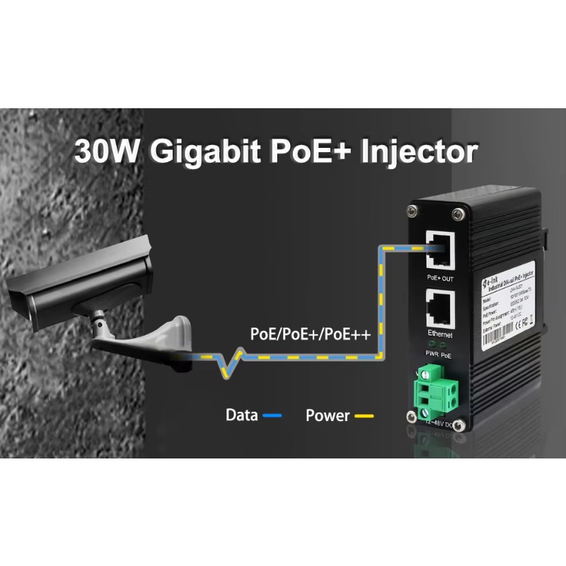 CCTV Security 12VDC to 48VDC I - Poe Injector Gigabit 30W review and price