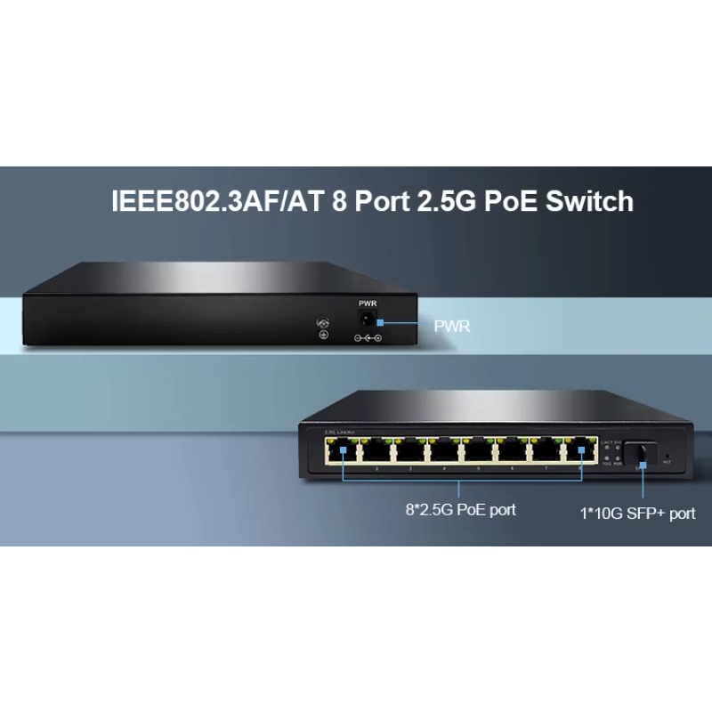 8-Port 10/100/1000/2.5G PoE Un - 8 Port 2.5G Switch Unmanaged review and price