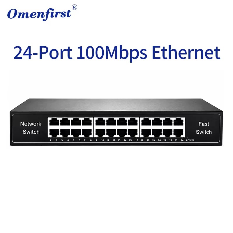 24 Port Fast Ethernet Switch 1 - Network Switch Rack Mount 1U review and price