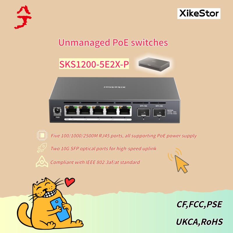 XikeStor 2.5G unmanaged PoE+ s - Switch 5 Port 2.5G Unmanaged review and price