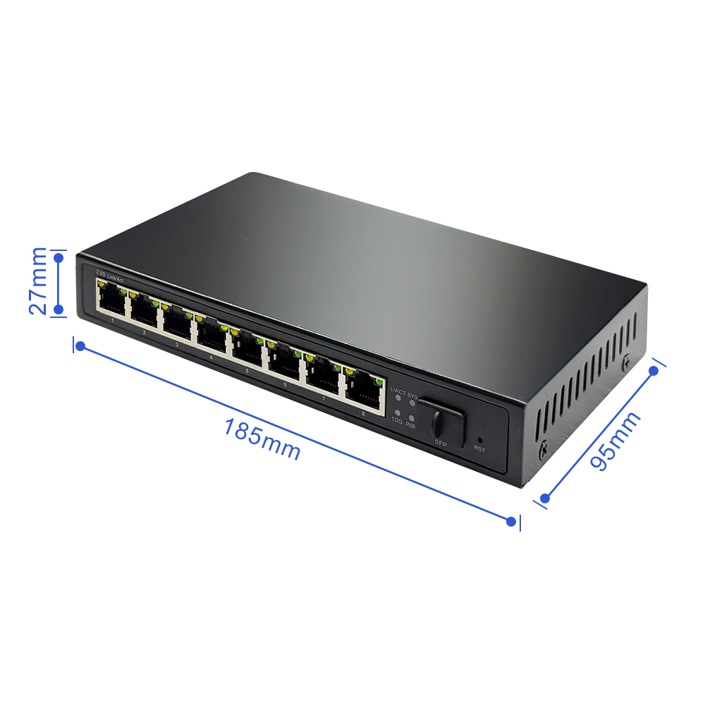 Factory OEM ODM 8 Ports Multi- - 8 Port 2.5G Switch Unmanaged review and price