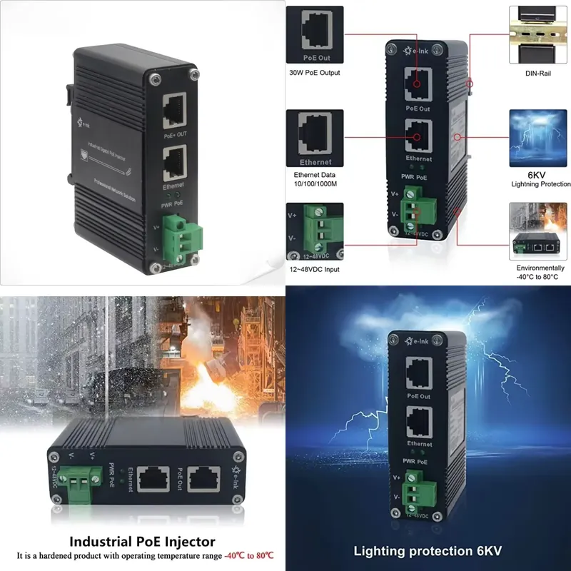 AP01 for Hardened Industrial G - Poe Injector Gigabit 30W review and price